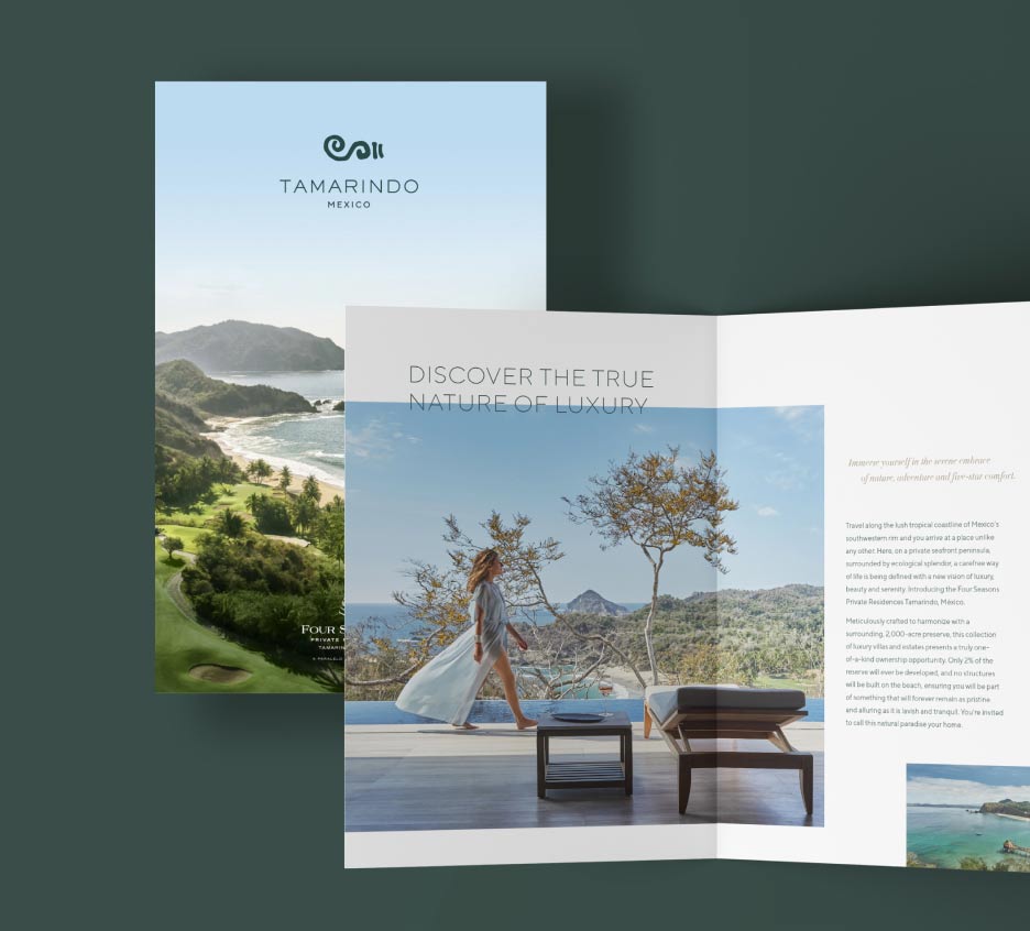 Tamarindo branded business cards