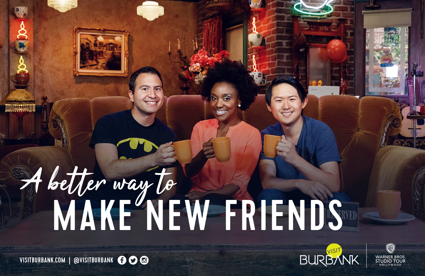 Visit Burbank gif of ads from A better Way to... campaign 